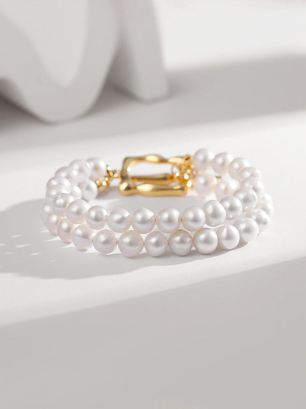 Double pearl bracelet